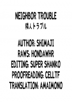 Neighbor Trouble / 隣人とらぶる [Shimaji] [Original] Thumbnail Page 19