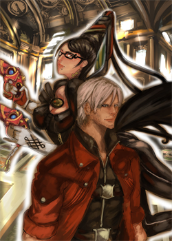 Bayonetta vs. Dante [TNT-NAMELESS03] [Bayonetta]