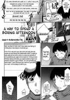 A Way To Spend A Boring Afternoon / 退屈な午後の過ごし方 第1-6章 [Zen9] [Original] Thumbnail Page 60
