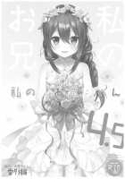 Watashi no, Onii-chan 4.5 Bangaihen / 私の、お兄ちゃん4.5 番外編 [Takei Ooki] [Original] Thumbnail Page 02