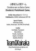 Onodera's Punishment Game. / 小野寺さんの罰ゲーム。 [Natsumikan] [Original] Thumbnail Page 21