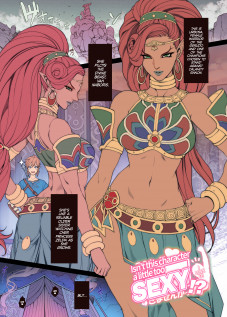 Random Porn Manga, Breath of the Wild's Urbosa! / 落書きエロ漫画、ブレスオブザワイルドのウルボザ様！ [Oda Non] [The Legend Of Zelda]