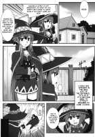 Blessing Megumin with a Magnificence Explosion! 3 / めぐみんに華麗な射精を!3 [Nekosaki Aoi] [Kono Subarashii Sekai Ni Syukufuku O] Thumbnail Page 04