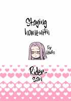 Staying Home With Rider-san / ライダーさんとお留守番 [Mo] [Fate] Thumbnail Page 35
